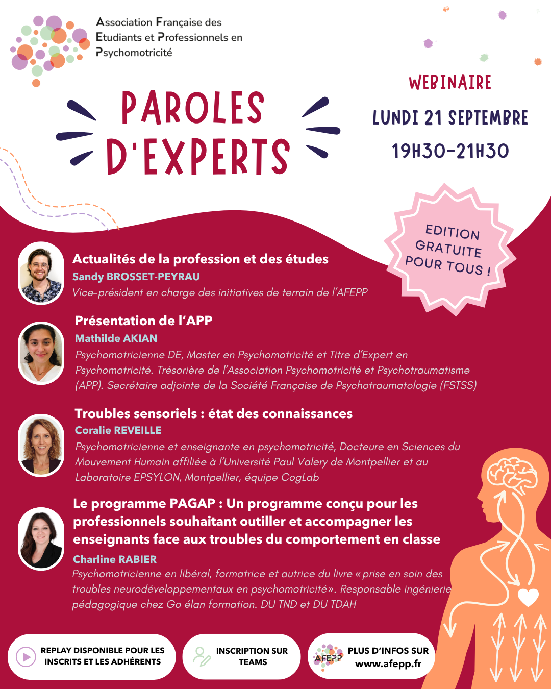 Webinaire des experts AFEPP
