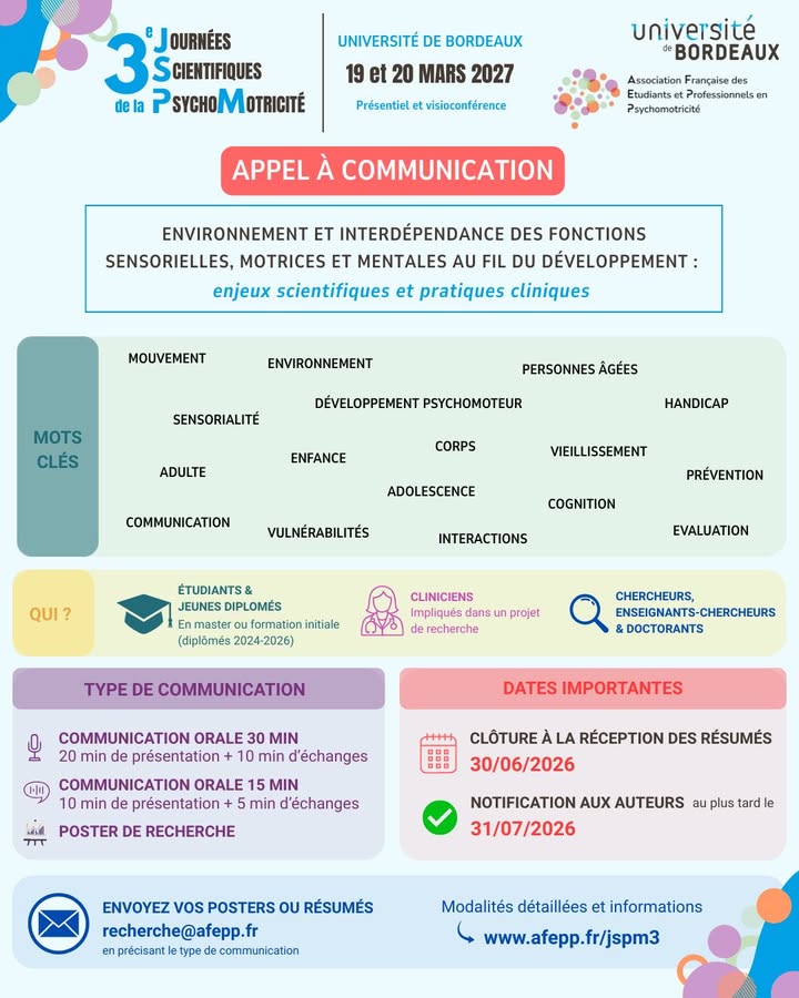 Asso Française des Etudiants et Professionnels en Psychomotricité - AFEPP